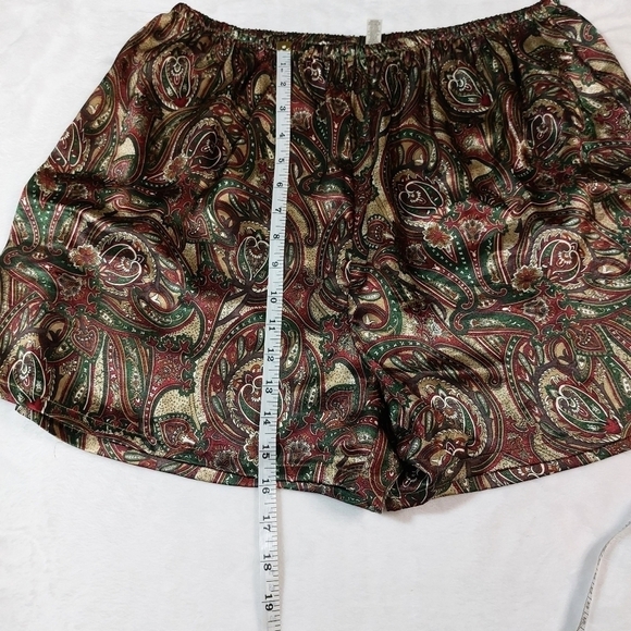 VICTORIA’S SECRET VINTAGE PLUM PAISLEY PAJAMA SET SIZE LARGE - Picture 9 of 12